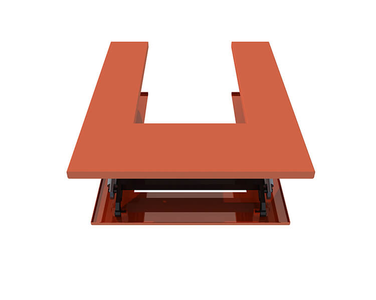 U Type Low Profile Electric Hydraulic Scissor Lift Table